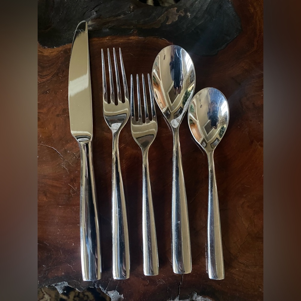 COPY - Pottery Barn Silverware complete service of eight (8) PERFECT CO…